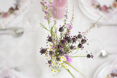 Beispiel Blog Blumendeko für freie Taufe und freie Trauung